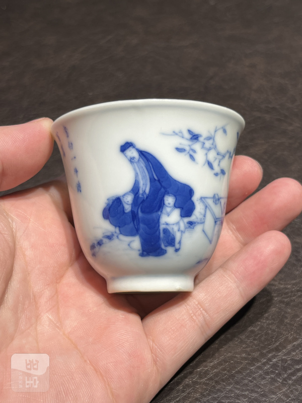 清道光 睿亲王“睿邸清赏”饮中八仙诗文酒盅一对 - 图15